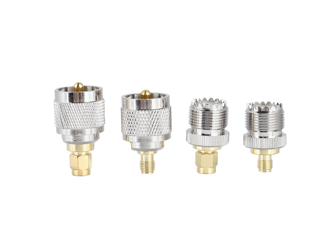 Adaptadores Sma A Uhf, Conector Coaxial Rf Macho/hembra De 50 Ohmios Para Antenas Wi-fi
