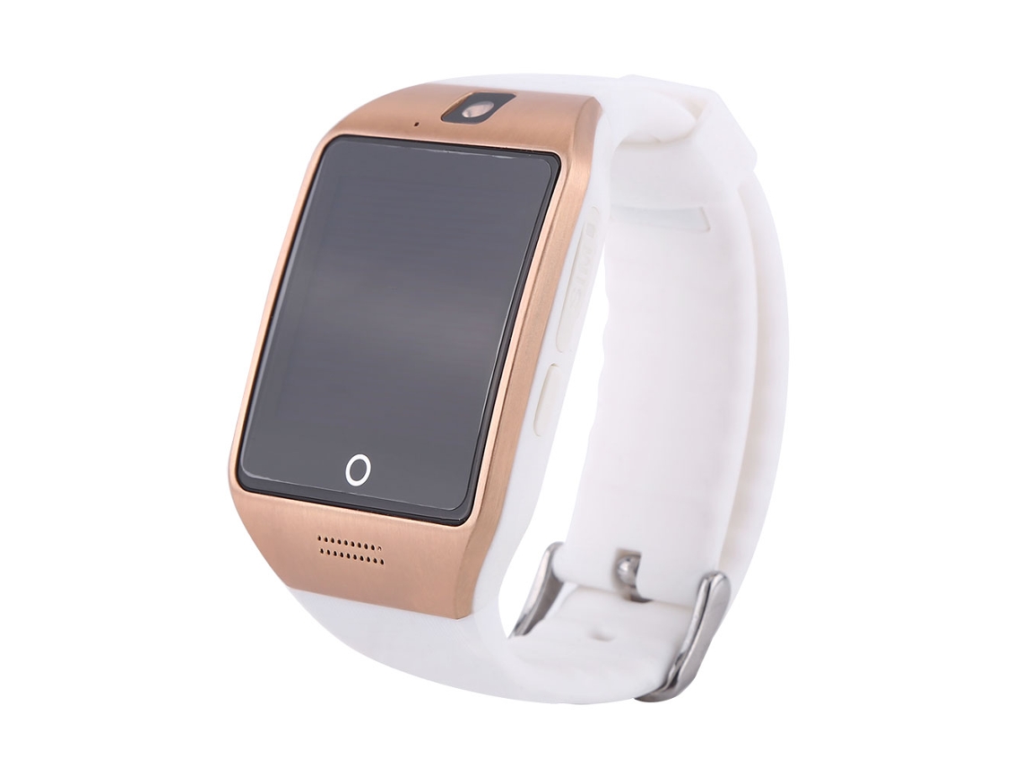 Reloj dorado y blanco con tarjeta de memoria EOOCOO de 8 GB.