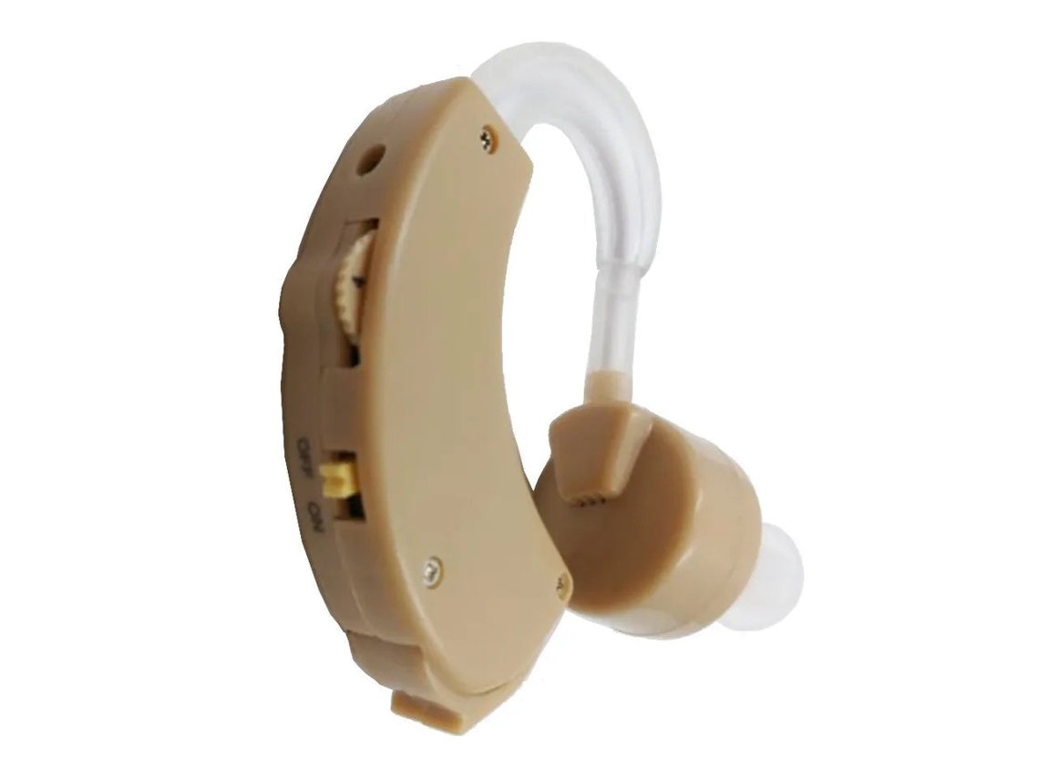 Audífono Cyber-Sonic, amplificador de sonido portátil para personas mayores, con asistente de escucha ergonómico y gancho para la oreja. Nuevo.