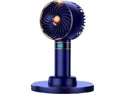 Ventilador De Escritorio Usb Mini Portátil Silencioso 5000 Mah Recargable Para Interiores Y Exteriores Con