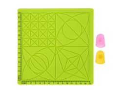Kit De Accesorios Para Impresión 3d, Plantilla De Tapete De Silicona Verde, Protector De Dedos De 2 Piezas.
