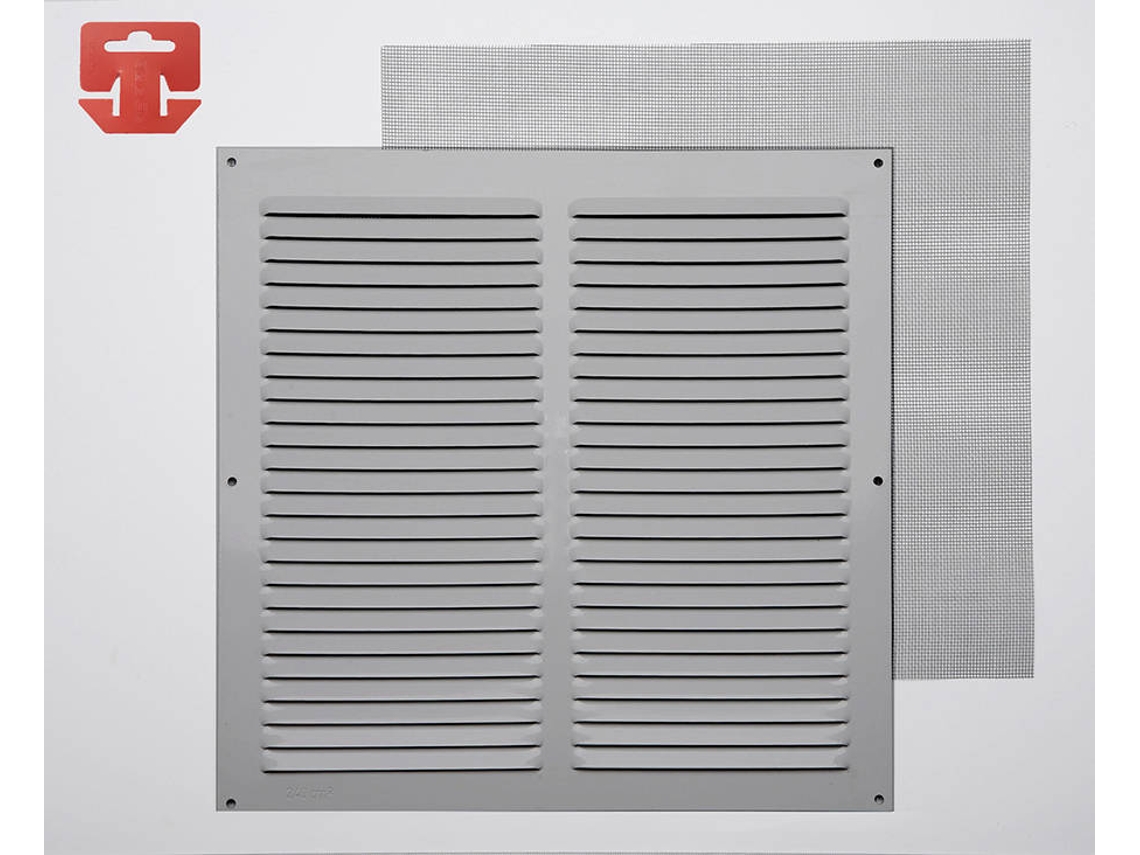0.6 Parrilla Antimosquitos de Aluminio Natural FEPRE 300X300Mm (G)