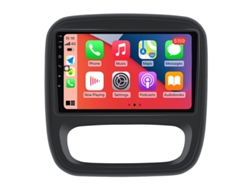 Coche Radio Android Auto Autoradio 8GB RAM 128G ROM CarPlay GPS RoverOne para Renault Trafic 3 2014-2021 para Opel Vivaro B 2014-2018 