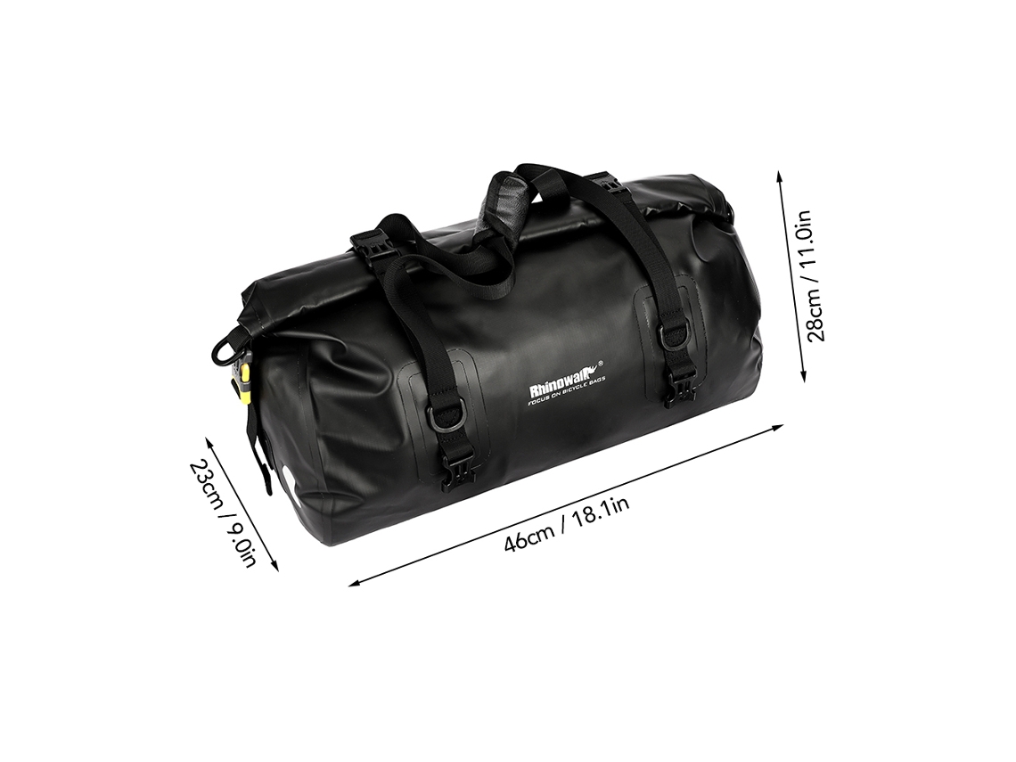 Mochila Impermeable De 20 Litros Para Bicicleta, Bolsa Trasera, Portaequipajes, Alforja, Camping, Kayak, Viajes.