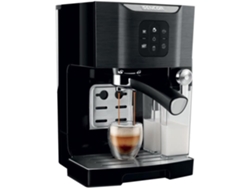 Cafetera espresso negra Sencor Ses 4040bk de 1450 W