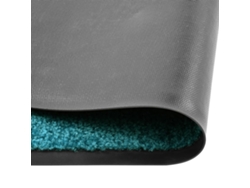 Maison Exclusive - Felpudo Lavable Azul Cian 90x150 Cm