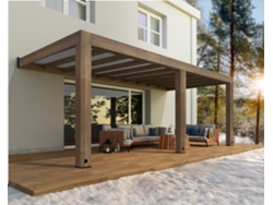 Pérgola CANOPIA Helsinki 3X6,6 Pérgola de madera de cedro