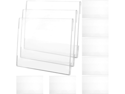 Adesivos Multifuncionais Prateados Em Pvc Para Fechar Envelopes E Sacolas, 5 Folhas Com 20 Unidades Cada, Para
