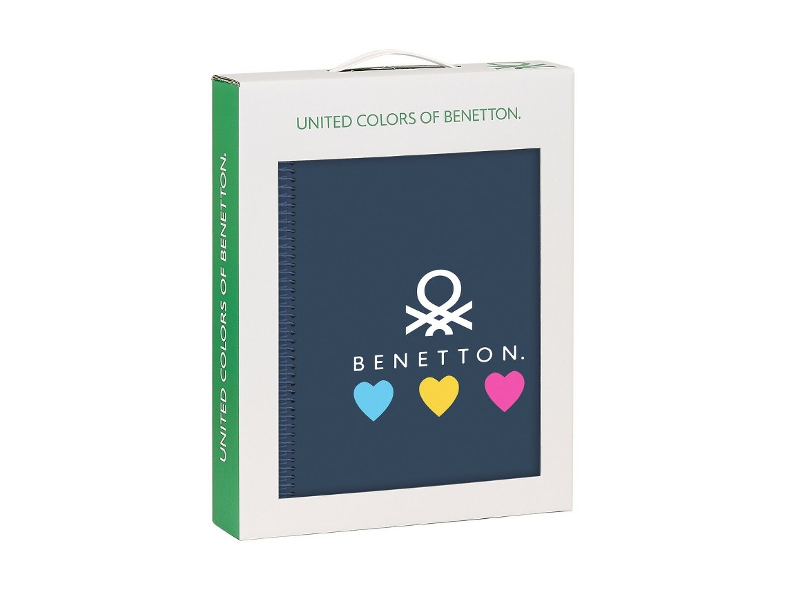 Set de Papelería Benetton Love 2 Piezas Azul marino