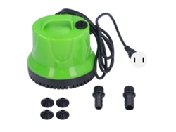 Bomba de agua sumergible de 1189 GPH, 100 W, diseño silencioso para acuario, fuente, jardín, enchufe estadounidense de 110 V.