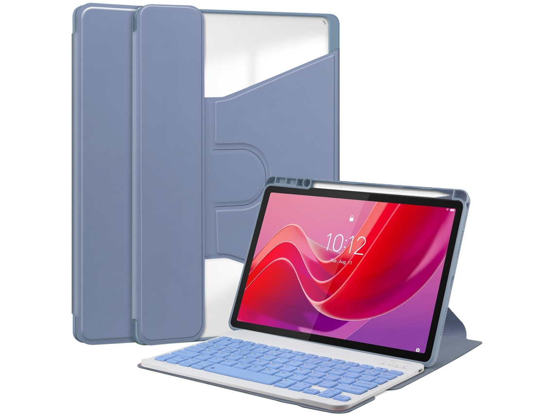 Funda con teclado para Xiaomi Redmi Pad Se 11 2023, color morado Gertiz