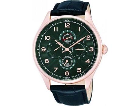 Reloj PULSAR Hombre (Piel - Negro)