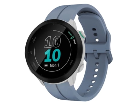 Correa Smartwatch para Garmin Forerunner 55 Silicona con Bucle de 20mm (Azul)