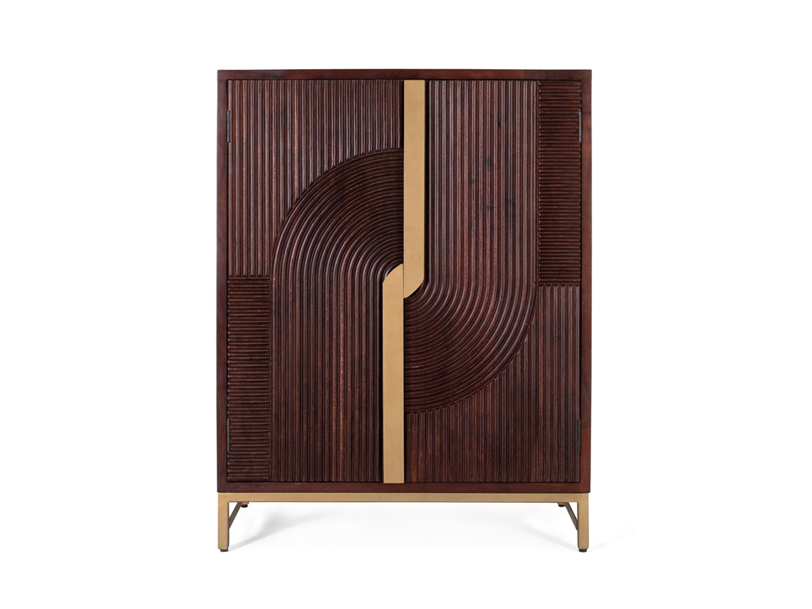 Barra en Madera de Mangueira y Metal 119X91X46 GINER Y COLOMER