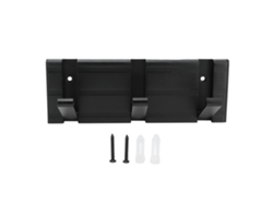 Gancho Para Abrigos Negro Original Para Montaje En Pared Con Alta Capacidad De Carga En Aluminio Espacial Para Uso Doméstico.