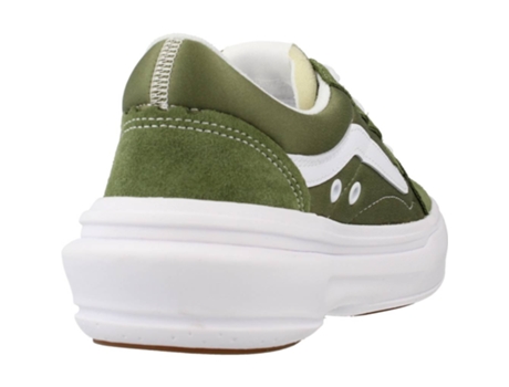 Zapatillas de Niños VANS Old Skool Overt Tecido Verde (37)