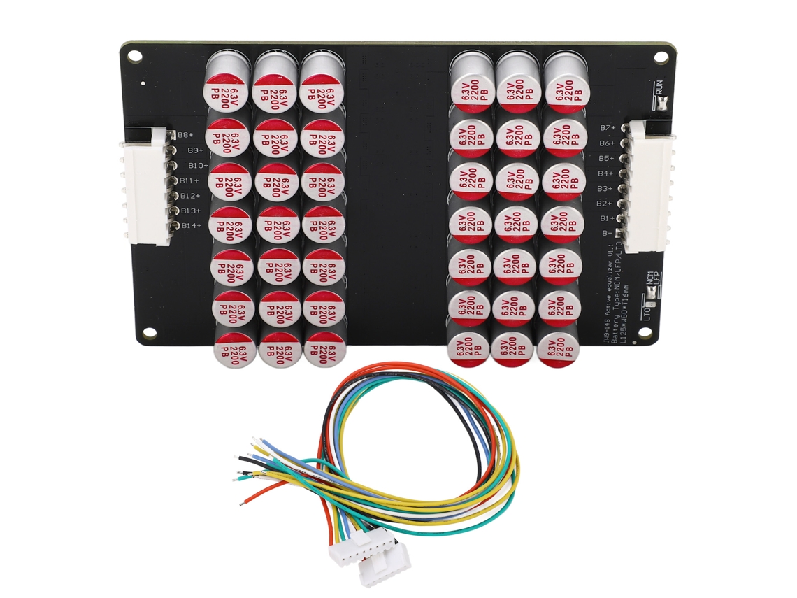 Equalizador Activo De Baterías 10-14s Para Baterías Li-ion Ncm Lto Módulo Balanceador Bms 1.8-4.5v