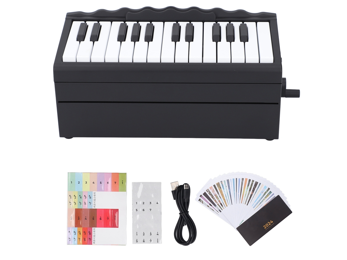 Calendario De Piano Jugable 2024 Con Bluetooth Para Niños, Ornamento Educativo De Escritorio, Aprendizaje Temprano Para Niños Y Niñas