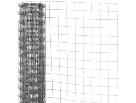Nature Malla de alambre hexagonal acero galvanizado 0,5x2,5 m 13 mm
