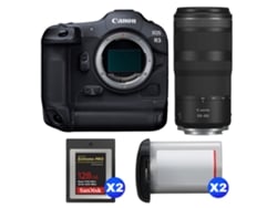 Canon Eos R3 + Rf 100-400mm F/5.6-8 Is Usm + 2 Sandisk 128gb Extreme Pro Cfexpress Type B + 2 Canon Lp-e19 + Ebook Pricedirect