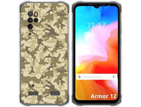 Carcasa Ulefone Armor 12 5G TUMUNDOSMARTPHONE Dibujos Sand Camuflaje Multicolor