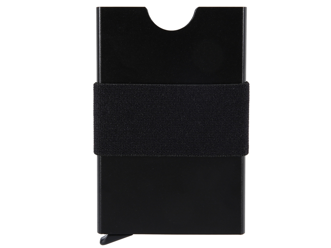 Tarjetero Ligero Y Compacto De Aleación De Aluminio Con Protección Rfid Para Tarjetas De Crédito Y Débito.