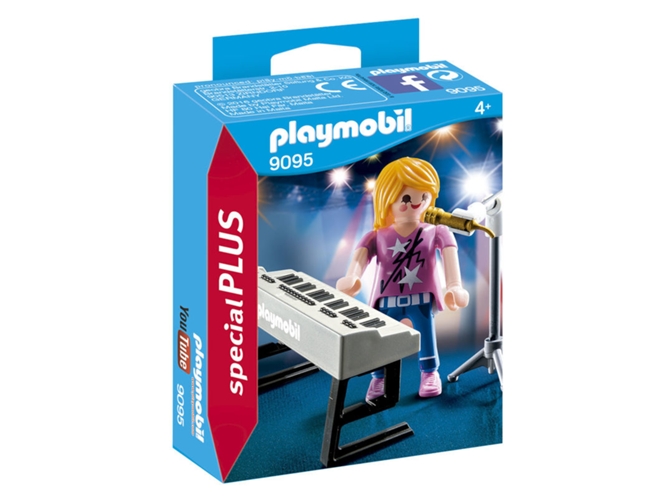 PLAYMOBIL Special Plus: Cantante con órgano - 9095 (Edad Mínima: 4)