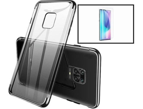 Kit Funda y Protector de Cristal Templado Xiaomi Mi Note 10 Lite SlimArmor Negro