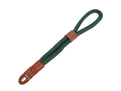 Correa De Muñeca Para Cámara Digital Hecha A Mano Transpirable Con Cuerda Anti-perdida (verde)