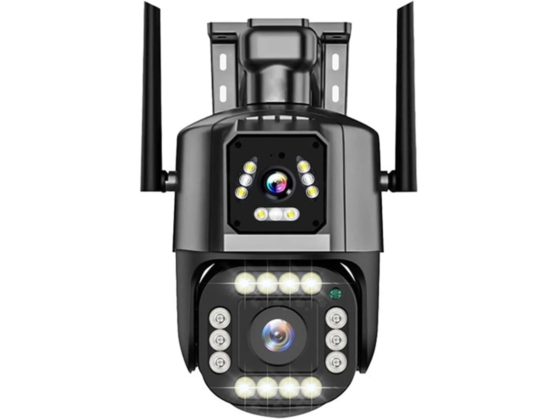 Cámara Ip 4k De 4mp Con 4g/wi-fi, Doble Lente, Pantalla, Monitor De Red, Para El Hogar.