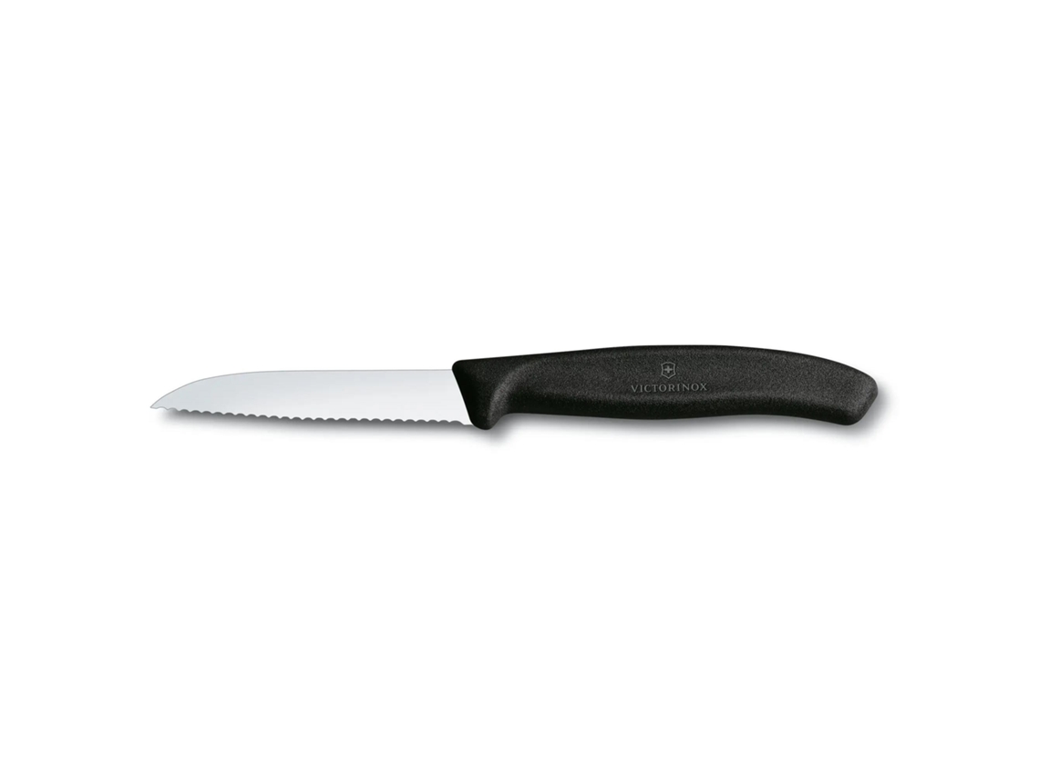 Canivete Swiss VICTORINOX Black Paring Knife De 8 Cm Cuchillo De Cocina Swiss Classic Swiss