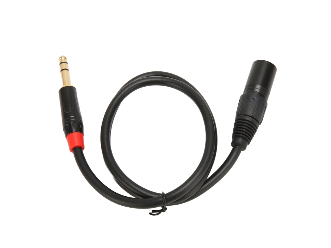 Cable Xlr Macho A 1/4 Pulgadas Trs Para Conectar Guitarra Eléctrica A Mezclador Y Cable De Micrófono