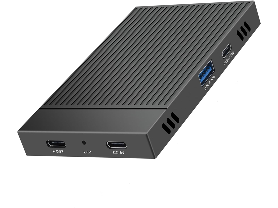 La Carcasa Con Bahía Usb 3.2 De 10 Gbps Admite Discos Duros 2242/2260/2280.