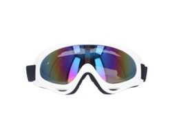 Gafas De Sol Para Perros Con Protección Uv Y Anti-viento Lentes Coloridas Marco Blanco Gafas Para Perros Grandes 3004