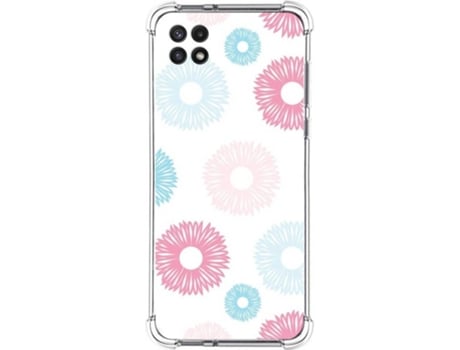 Carcasa Samsung Galaxy A22 5G TUMUNDOSMARTPHONE Dibujos Antigolpes Flores 06 Multicolor