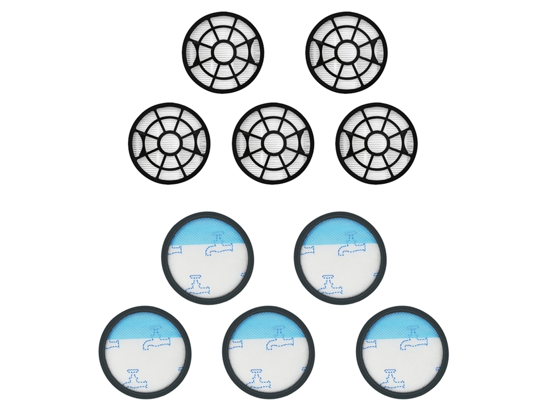 5 Juegos de piezas de filtro HEPA para Rowenta Swift Power Cyclonic RO2932EA RO2933EA RO2957EA RO2981EA RO2910EA RO2913EA ZR904301 CHRUI