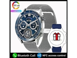 Reloj inteligente NFC para adultos 3 Pro, pantalla HD, control del ritmo cardíaco, Bluetooth, llamadas, IP68, resistente al agua, 2025, nuevo Ly Ebike