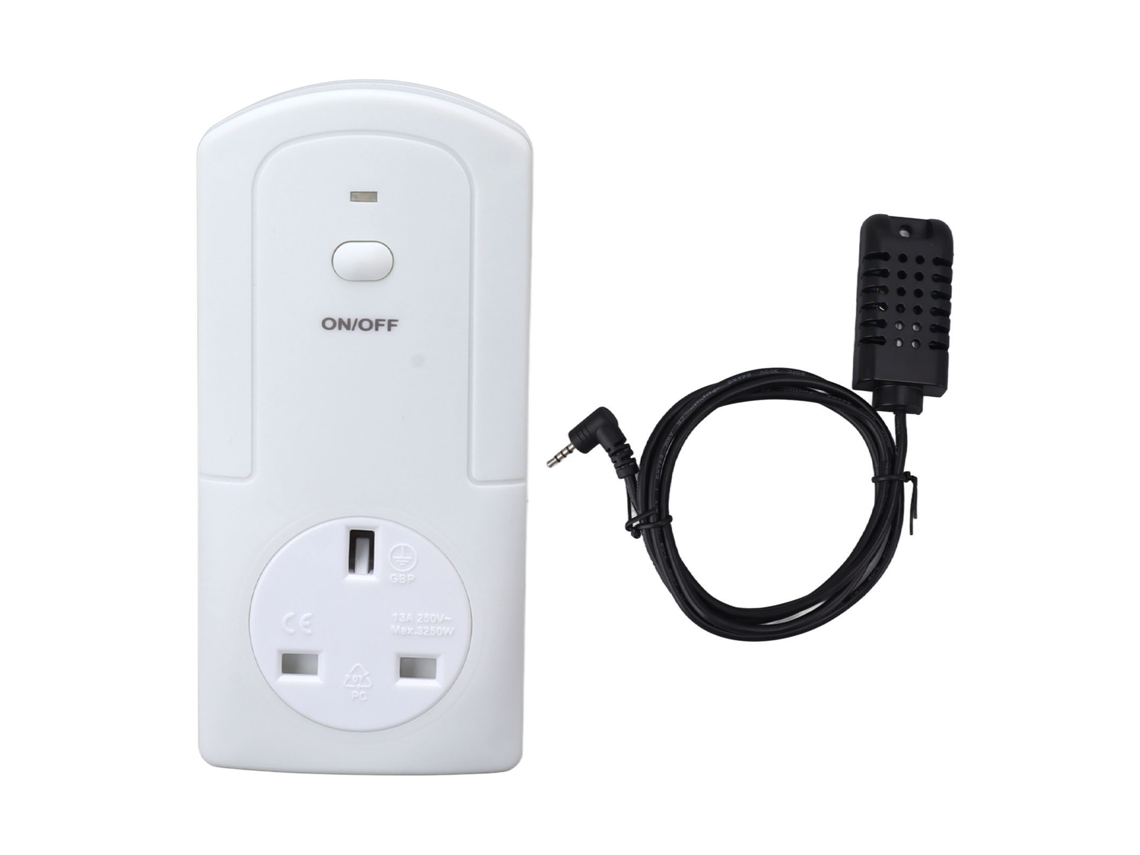 Enchufe Termostático Inalámbrico Con Wifi, Control De Temperatura Y Humedad, Calefacción Y Refrigeración.