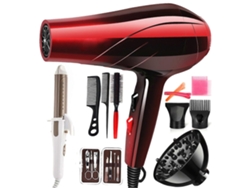 Secador De Cabelo Potente, Leve E De Secagem Rápida Com Ar Quente E Frio Para Cabelos Curtos E Longos.