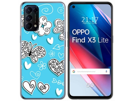 Carcasa Oppo Find X3 Lite TUMUNDOSMARTPHONE Dibujos Multicolor