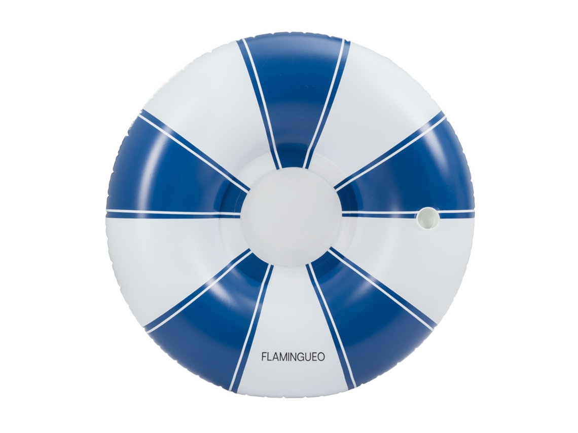 Flamingueo Flotador Hinchable Con Rejilla Pvc Donut Azul
