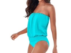 2026-traje De Baño De Una Pieza Sin Tirantes Bandeau Para Mujer Verano Playa Piscina Sin Relleno Monokini