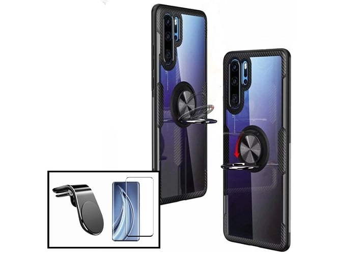 Kit Funda, Protector 5D y Soporte Magnético Coche Xiaomi Redmi 7 3x1 Clear Armor