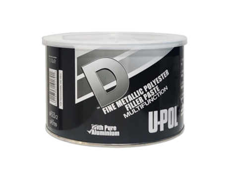 U-Pol D Masilla Metalica Aluminio 1.1 Lt / 2 Kg