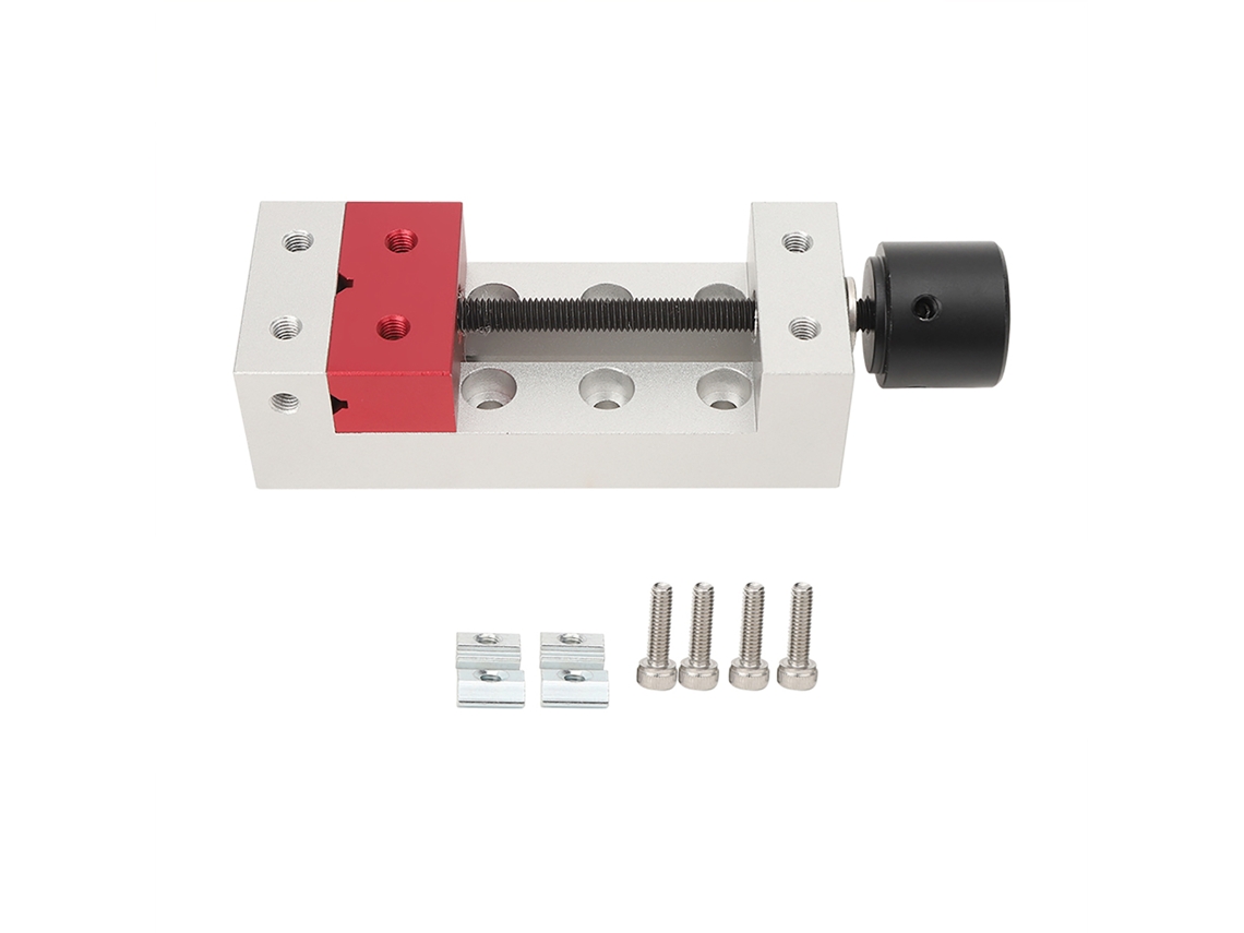 Mini Abrazadera Plana De Sobremesa De Aluminio De 50 Mm - Herramienta De Sujeción Para Torno De Perforación