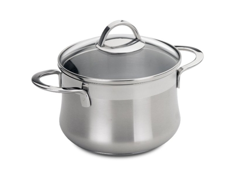 Olla SILAMPOS Emotion (Acero Inoxidable - Plateado - 28 cm)