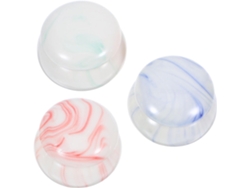 Frascos Cosméticos Multiusos De Cerámica Con Efecto Mármol, 3 Unidades, 15 Ml, Pequeños, Portátiles, Tamaño Viaje.