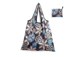1 bolsa de la compra plegable para guardar alimentos, reciclable, ecológica, duradera y lavable GOKOCO