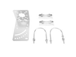 Abrazadera Para Mástil De Antena Con Pernos En U De Ángulo Ajustable, Acero Inoxidable Galvanizado Para Televisión Por Satélite.