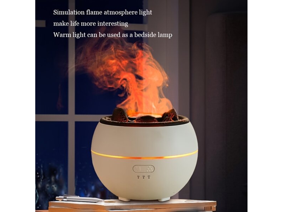 Humidificador portátil de 360 ml con llamas para sala, oficina y coche. Pickifyvayotoy